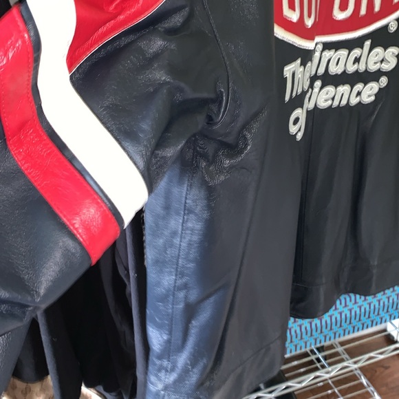 NASCAR racing leather jacket L send offers! - Picture 9 of 14